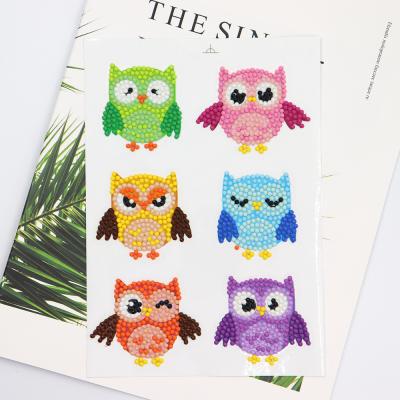 China New modern children's diamond painting sticker 5D animal diamond painting cartoon puzzle diy kit for sale