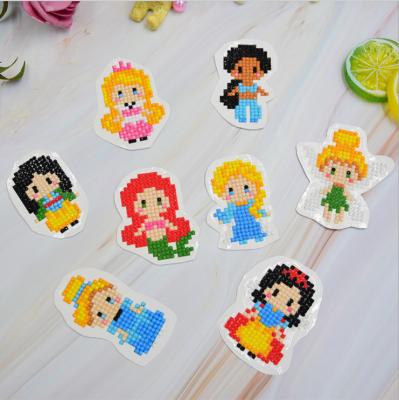 China Modern New The Princess Diamond Embroidery Diy Children's Diamond Painting Full Drill KidsHand Drawing Stickers for sale