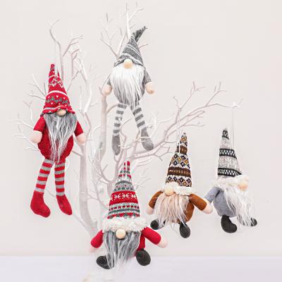 China Multicolor faceless elf Christmas tree decoration Christmas gnome home table decoration doll ornaments A99 for sale