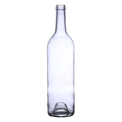 China Sink Stock Empty Bordeaux Wine Bottle 540g 750ml Flint Glass Wine Bottle Wholesale Empty Wine Bottles for sale