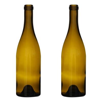 China Lift Up China Factory Sale 750ml Empty Glass Wine Bottle Empty Burgundy Bottle for sale