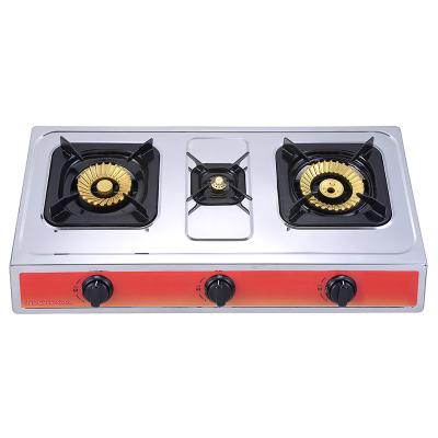 China Household high quality liquefied petroleum gas desktop gas cooker with burner brass gas burner factory direct sales for sale