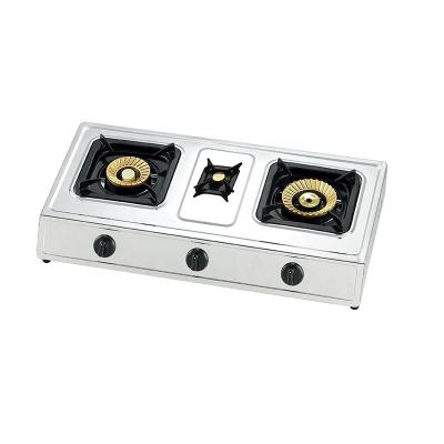 China High quality household burner desktop brass gas cooker with top burner FFD lpg gas cooker gas cooker for sale