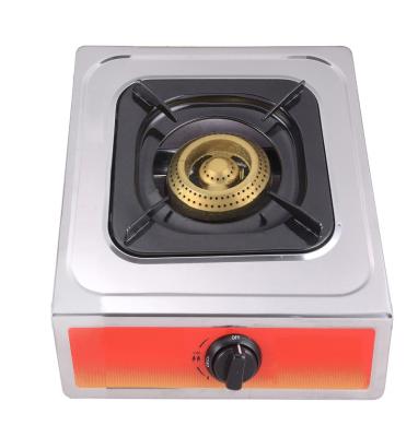 China Hotel new product hot sale single burner portable desktop gas stove easy to clean and durable gas stove factory kitchen direct sales for sale