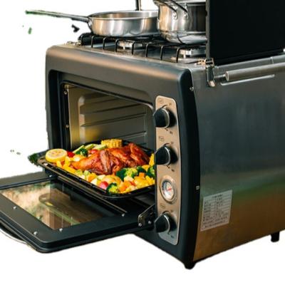 China Easily Cleaned BBQ Toaster Gas Stove With Oven Outdoor Pizza 40L Mini Oven Built In Oven for sale