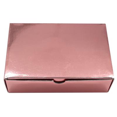 China Disposable Free Design Eco-friendly Package Logo Corrugated Shipping Paper Box Custom Made For Beauty/Skincare/Makeup/Women's Fashion Packaging for sale