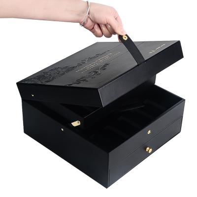 China Eco-Friendly Logo Cardboard Jewelry Ribbon Sliding Drawer Gift Custom Cosmetics Recyclable Shanghai Best Quality Packaging Paper Box for sale