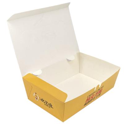 China Wholesale Disposable Custom Printing Fried Chicken Biodegradable Parchment Egg Burger Hot Dog Food Grade Store Tart Box for sale