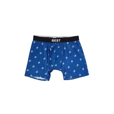 China Wholesale Antibacterial Quick Dry Underwear For Men Polyester Printed Design Custom Made Boxershorts for sale