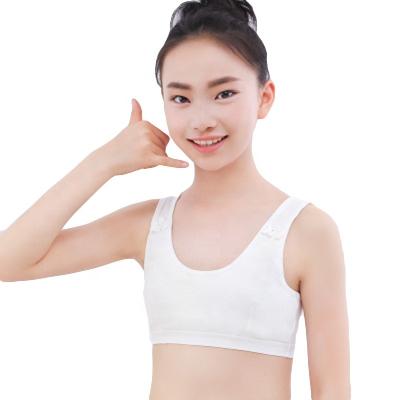 China Design Bra 95% Cotton 5% Spandex Breathable Warm Soft Tube Top Bra For Teenage Girl for sale