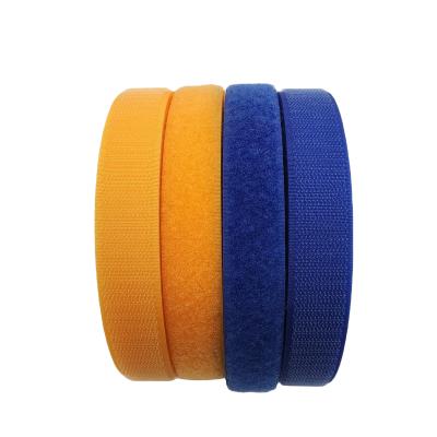 China BaiHo Factory Direct Selling Viable Nylon Hook And Loop Tape 10 20 30 40 50 Mm Binding Tape Hook Magic Loop for sale