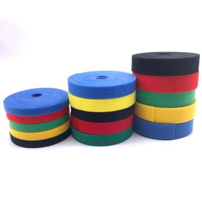 China High Quality Viable Width Custom Made Velcro Tape Hook Loop Fastener Tape Velcroes Adhesive Sewing Magic Strap for sale