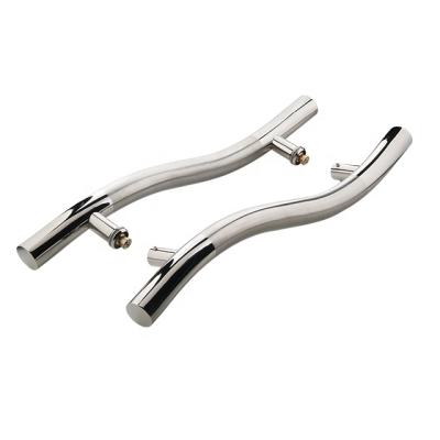 China Manufacture Master Door Handle Stainless Steel Modern Glass Door Pull Handle for sale