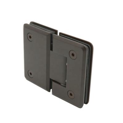 China Modern Oil Rubbed Bronze 180 Degree Glass To Shower Glass Door Hinge For Bathroom for sale