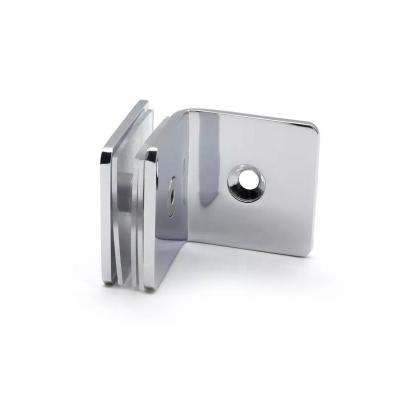 China Modern Stainless Steel Display Glass Hinge Corner Connector for sale