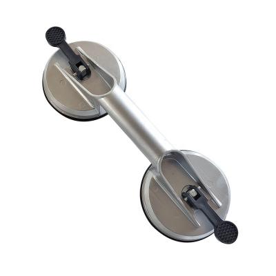 China Aluminum Factory Make Aluminum Glass Cup Heavy Duty Aluminum Suction Vacuum Double Suction Cup for sale