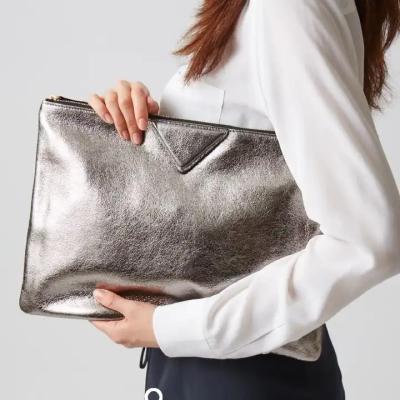 China Large Capacity Waterproof Luxury Designer Pink Soft Pu Clutch Lady Bag Handbags Envelope Bags Briefcase Leather Wallet for sale