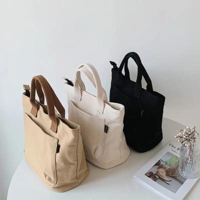 China Other High Quality Women Large Capacity Purse Canvas Shopping Tote Bag for sale