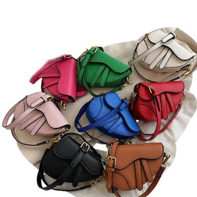 China Other 2023 Hot Selling PU Girls Leather Cross - Body Bags Ladies Kid Shoulder Bags Mini Purses And Handbags Designer for sale