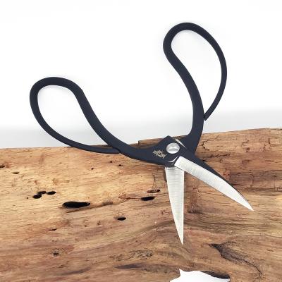 China Wholesale Garden Shears Bonsai Handle High Quality Non-Slip Bonsai ScissorsProfessional Toolsstainless SteelPruning Black Pine Shears for sale