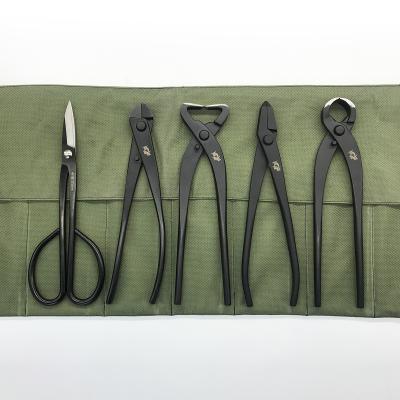 China Extended Shear Anti-Slip Garden Tool Kit Pruning Handle Cutter Stainless Steel Scissors Kit With Nylon Case Bonsai Pruning Home Tool H4 for sale