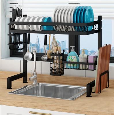 China Nice&neat Large Capacity Kitchen Sink Shelf Stainless Steel Contemporary Kitchen Drainer Rack Over Sink for sale