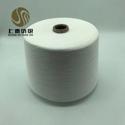 China 38s/3 Antistatic Polyester Blended Ramie Fiber Tencel Blend Thread Sustainable Breathable Microfiber Natural Yarn For Knit Sheet Shorts for sale