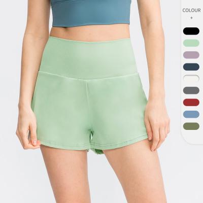 China New Breathable Customized Nylon Ice Ladies Loose Running Tennis Shorts for sale