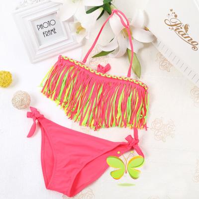 China Girls Breathable High Quality Swimwear Popular Children Swimwear Split Bikini for sale