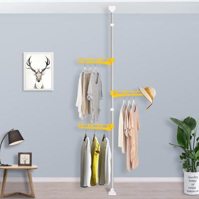 China Wholesale Price Easy To Install Type Standing Rack Coat Floor Bedroom Hanger for sale