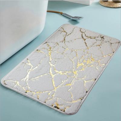 China Non Slip Drop Shipping Cover Plush Decorative Mats For Bathroom Anti Slip Shower Mat Water Absorbent Bath Mat for sale