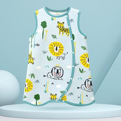 China Anti Dust Mite Bverionant Amazon Hot Sell Onesie Baby Sleepwear Baby Sleeveless Sleeping Bag for sale