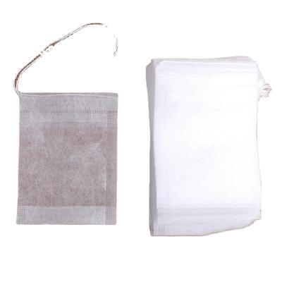 China New Design Green Tea 9*12cm Disposable Empty Drawstring Corn Fiber Tea Bag for sale