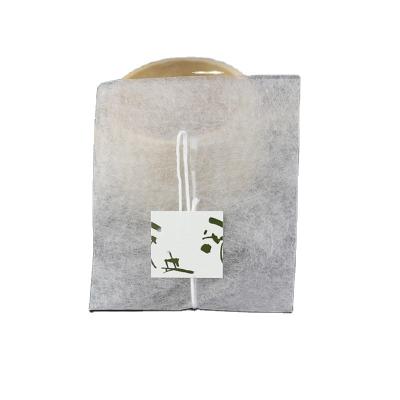 China Corn Pla Fiber Non Woven Fabric Disposable Triangular Pyramid Tea Bag for sale