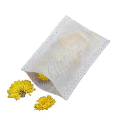 China Disposable Nonwoven Loose Empty Bag Tea Leaf Packing Pouch Coffee Filter Bags Heat Seal for sale