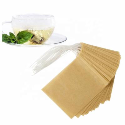 China Unbleached Tea Or Coffee Wood Pulp Food Grade Heat Seal Tea Bag And Coffee Bag Filter Paper for sale