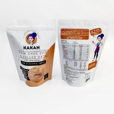 China Recyclable Food Grade Packaging Custom Printed Resealable Plastic Bag Mylar Stand Up Pouch for sale