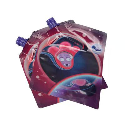 China Recyclable High Quality Custom Reusable Stand Up Spout Pouch Liquid Aluminum Foil Packaging Bag for sale