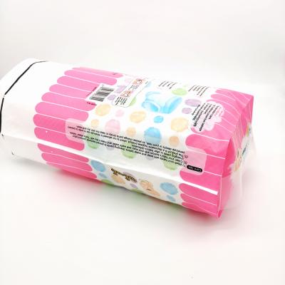 China New Products Special Disposable PE Film Heat Seal Baby Diaper Plastic Packaging Bag for sale