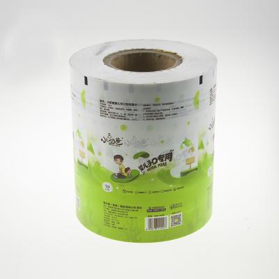 China Printed Poly Cloth Moisture Proof Plastic Packaging Wrap OPP Paper Wet Wipes Packaging Film for sale