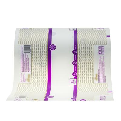 China Personal Hygiene Care Factory Direct Sales Custom Size PE Roll Film Bag For Cloth for sale