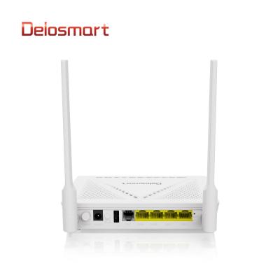 China FTTH Delosmart (home) FTTH EQUIPMENT HS8616B GPON EPON ONU FIBRA OPTIC SC/APC 1GE+3FE+1VOIP+1USB+2.4wifi MODEM FOR HUAWEI ZTE for sale