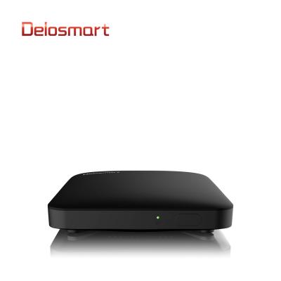 China H.265 STB Delosmart V587 TV BOX free to air internet media home media home wifi dvb iptv dvb T2 android digital set top box HD 4k for sale