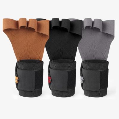 China Unisex Wrist Support Workout Grip Protection Fitness Fit Gloves Gym Weightlifting Gloves for sale