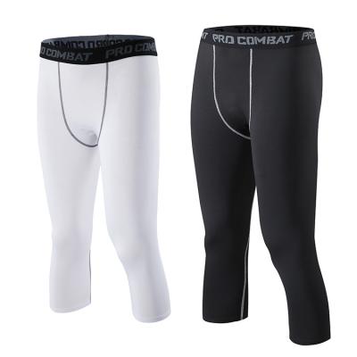 China Professional Manufacturer Good Texture Men's Quick Dry Anti-UV In The Summer Long Fitness Tight Panties for sale