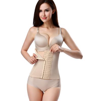 China Antibacterial Breathable Women Postpartum Waist Belt Hooks Slim Belts Slimming Waist Trainer for sale