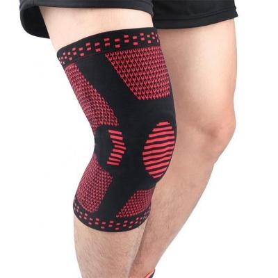 China Universal Professional Knee Compression Sleeve Support with Patella Gel Pads and Side Stabilizers for Unisex for sale