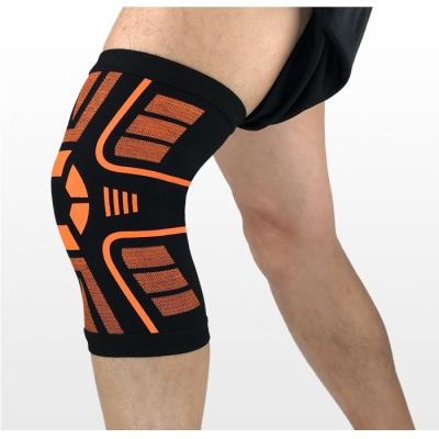 China Universal Outdoor Sports Knitted Nylon Knee Pad Fitness Basketball Knee Support Unisex Running Knee Brace for sale