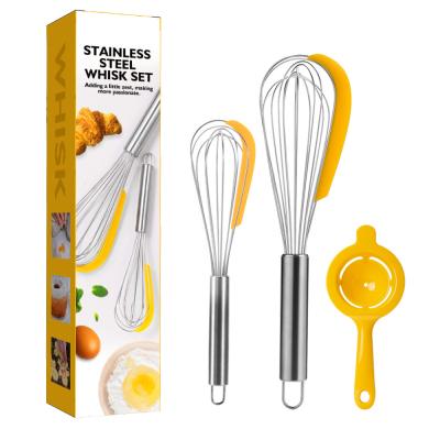 China Viable Kitchen Appliances 2 in 1 Orange Color Egg Beater Hand Mixer Stainless Steel Egg Beater for sale