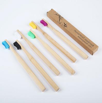 China Disposable Eco-Friendly Natural Customized Bamboo Toothbrush Makeup for sale